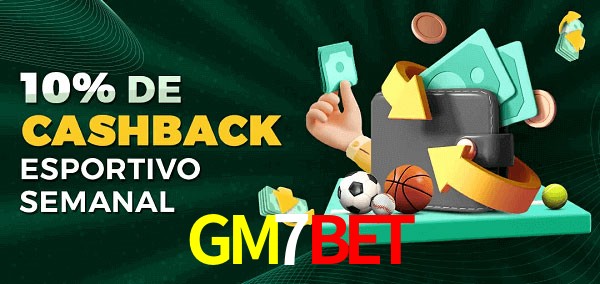 10% de bônus de cashback na GM7BET
